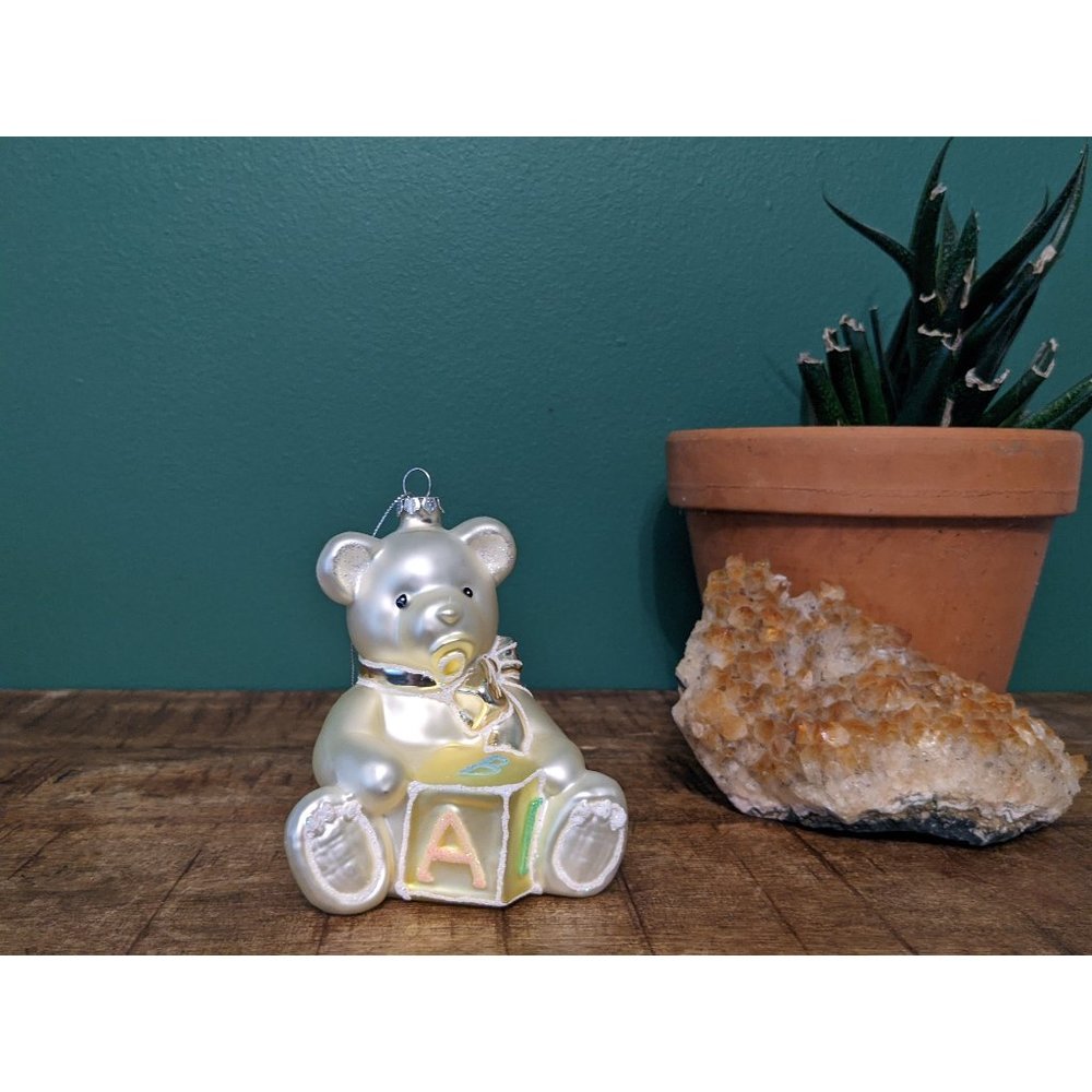Vintage Katherine's Collection Baby Bear Ornament